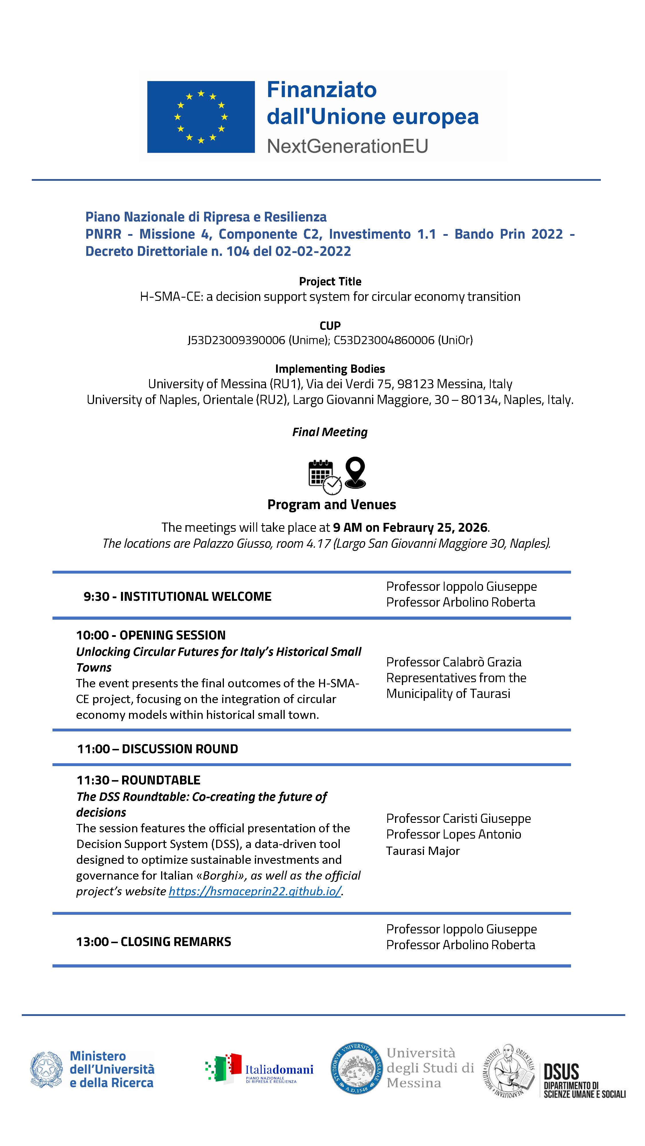 Final Meeting Poster