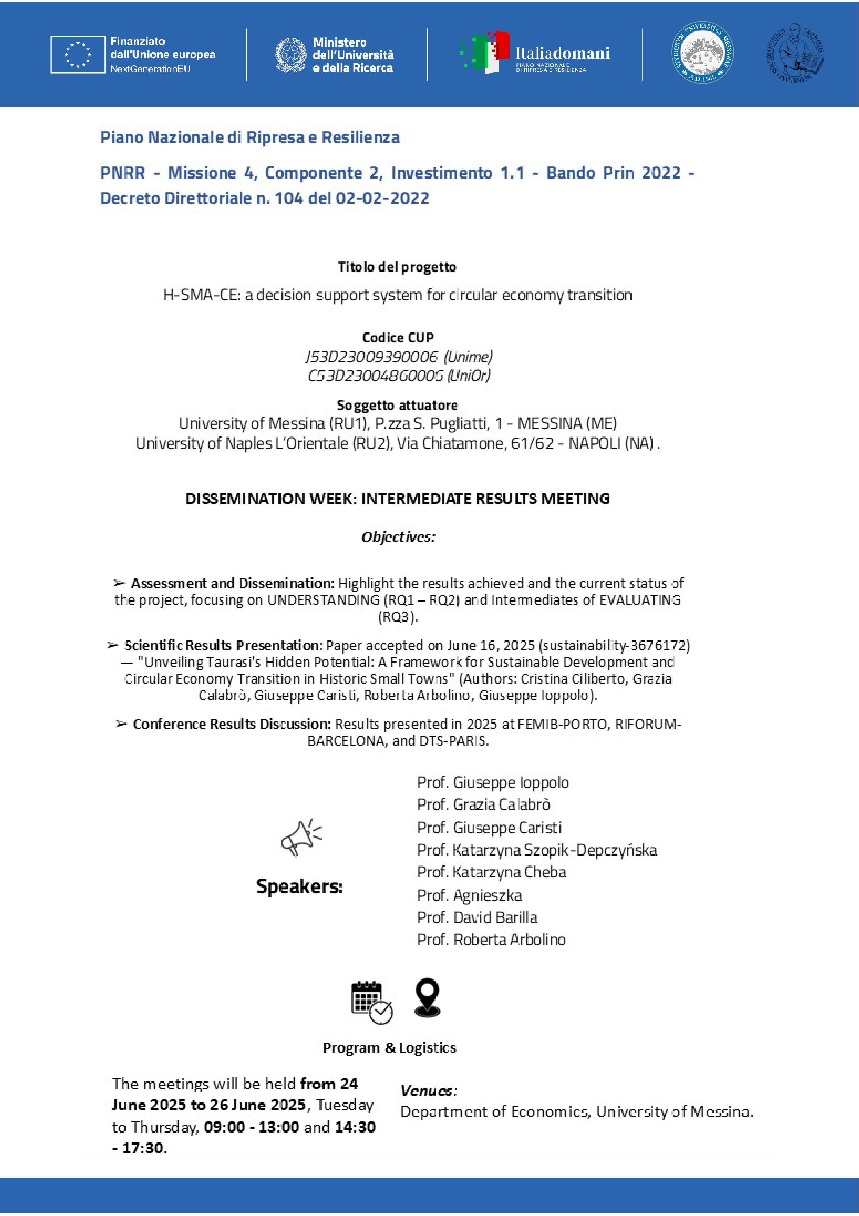 Dissemination Week Jun 2025 Poster 2